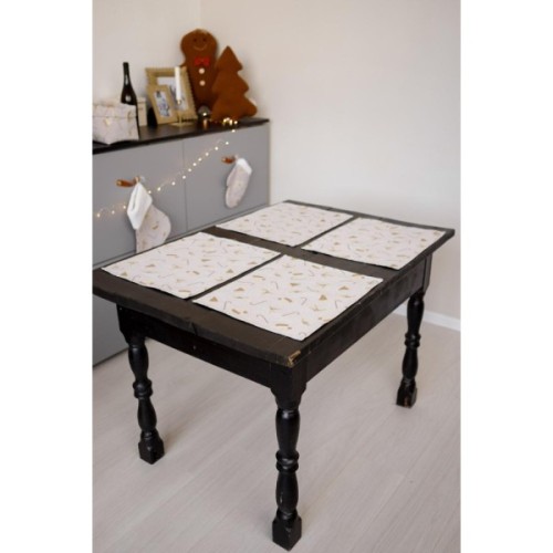 Серветка на стіл Прованс Шапочки на бежевому 35х45 см (036836)