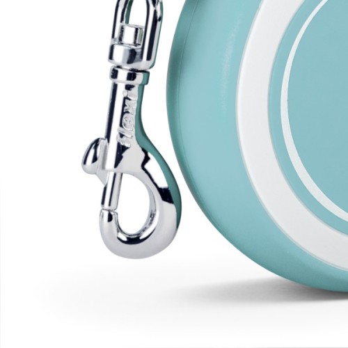 Повідець для собак Flexi New Comfort XS стрічка 3 м (блакитний) (4000498043417)