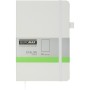 Книга записна Buromax Etalon 125x195 мм 96 листів без лінівки обкладинка зі штучної шкіри Біла (BM.291060-12)