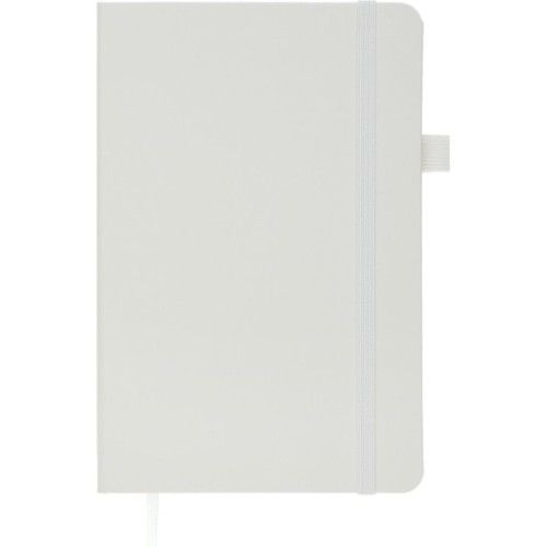 Книга записна Buromax Etalon 125x195 мм 96 листів без лінівки обкладинка зі штучної шкіри Біла (BM.291060-12)