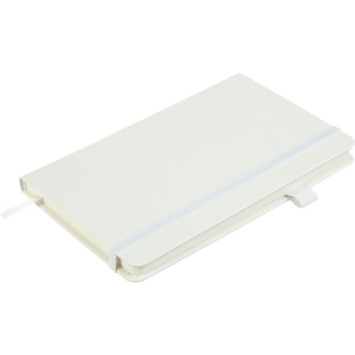 Книга записна Buromax Etalon 125x195 мм 96 листів без лінівки обкладинка зі штучної шкіри Біла (BM.291060-12)