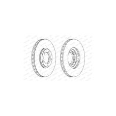 Гальмівний диск FERODO DDF1658
