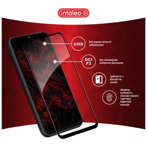Скло захисне Intaleo Full Glue Samsung A25 5G Black (1283126574931)
