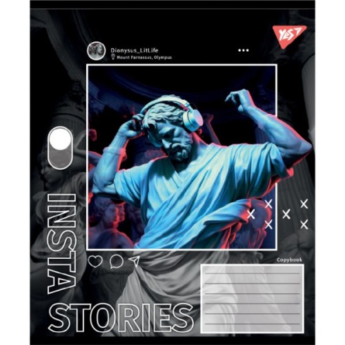 Зошит Yes Insta Storys А5 60 аркушів клітинка (767946)