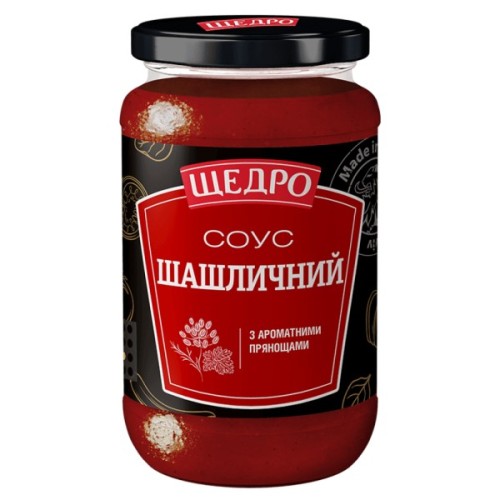 Соус Щедро Шашличний з ароматними прянощами 370 г (4823097413647)