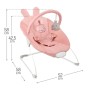 Крісло-гойдалка MoMi Glossy Pink 2 (BULE00042)