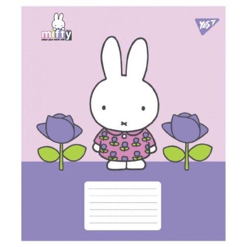 Зошит Yes Miffy Spring А5 12 аркушів коса лінія (767626)