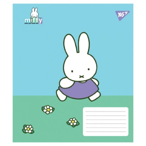 Зошит Yes Miffy Spring А5 12 аркушів коса лінія (767626)