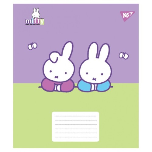 Зошит Yes Miffy Spring А5 12 аркушів коса лінія (767626)