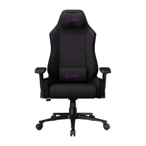Крісло ігрове Lorgar CHA41 Black/Purple (LRG-CHA41-BK-PR)