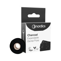 Зубна нитка Nordics З активованим вугіллям 30 м (3800500324975)