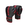 Боксерські рукавички RDX F6 Kara Matte Red 10 унцій (BGR-F6MR-10OZ)