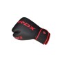 Боксерські рукавички RDX F6 Kara Matte Red 10 унцій (BGR-F6MR-10OZ)