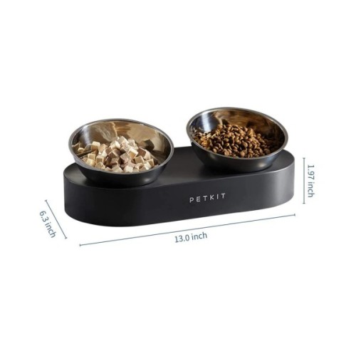 Універсальний посуд для тварин Petkit FRESH NANO-METAL Pet Cat TWO Bowl Stand (P5201)