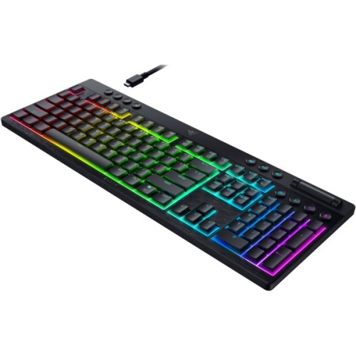 Клавіатура Razer BlackWidow V4 Low-Profile Wireless/Bluetooth/USB Green switch UA Black (RZ03-05270100-R3M1)