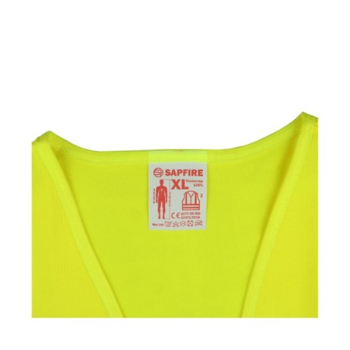 Жилет сигнальний SAPFIRE XL жовтий SH-023 (401066)