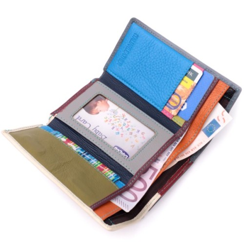 Гаманець ST Leather Шкіряний Різнокольоровий (19446)