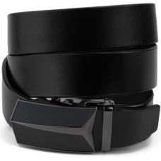 Ремінь Vintage Чоловічий з автоматичною пряжкою Чорний (20282)