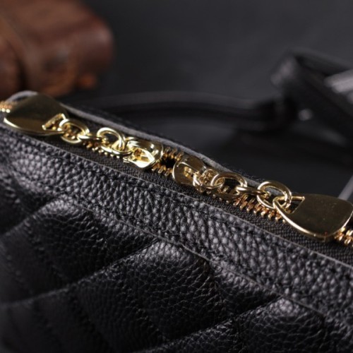 Сумка Vintage З натуральної шкіри Чорна (22315)