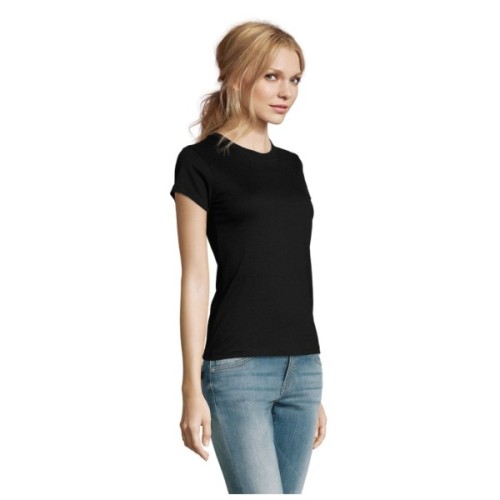 Футболка Sol's Imperial Women насичений чорний XL (11502309XL)