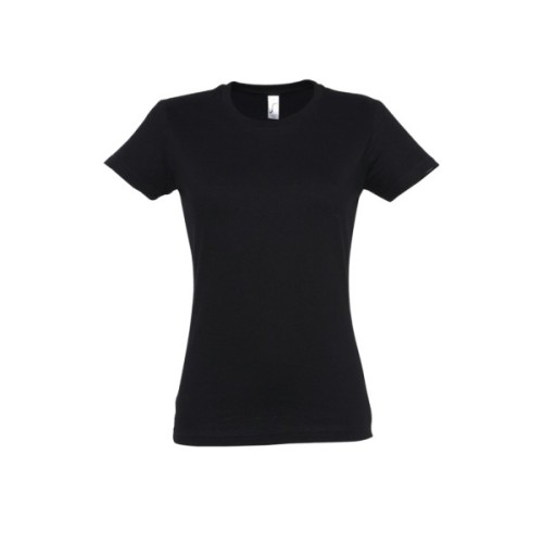 Футболка Sol's Imperial Women насичений чорний XL (11502309XL)