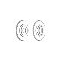 Гальмівний диск FERODO DDF1840C