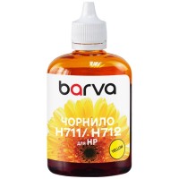 Чорнило Barva HP 711/712 100ml Y, water-soluble (H711-856)