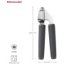 Прес для часнику KitchenAid Coreline 19 см сірий (KAS132OHCGG)