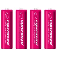 Акумулятор Esperanza AA 2000mAh Ni-MH * 4 red (EZA104R)