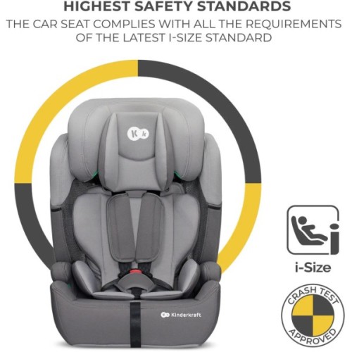 Автокрісло Kinderkraft Comfort Up i-Size Grey (KCCOUP02GRY0000) (5902533923137)