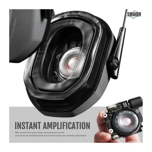 Тактичні навушники Savior Apollo Gray (EM-APPOLO-GRAY)