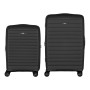 Набір валіз 2E Aero (M+S), чорні (2E-SPP-AERO-SET2-BK)