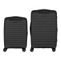 Набір валіз 2E Aero (M+S), чорні (2E-SPP-AERO-SET2-BK)