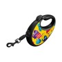 Повідець для собак WAUDOG R-leash з контейнером для пакетів "Мохнаті монстри", світловідбивна стрічка, S (255-4050)