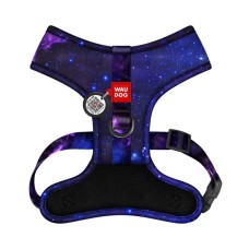 Шлея для собак WAUDOG Mesh дихаюча з QR адресником "NASA21" XS (232-0148)