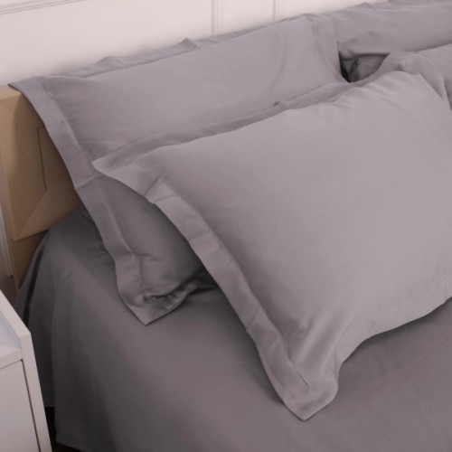 Постільна білизна MirSon Tencel №06 Gray 160х220 полуторний Євро (2200009370489)