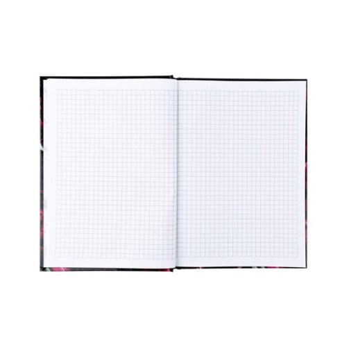 Книга записна Axent Crimson fleur А5, 96 аркушів, клітинка, тверда обкладинка (8459-4-A)