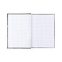 Книга записна Axent Crimson fleur А5, 96 аркушів, клітинка, тверда обкладинка (8459-4-A)