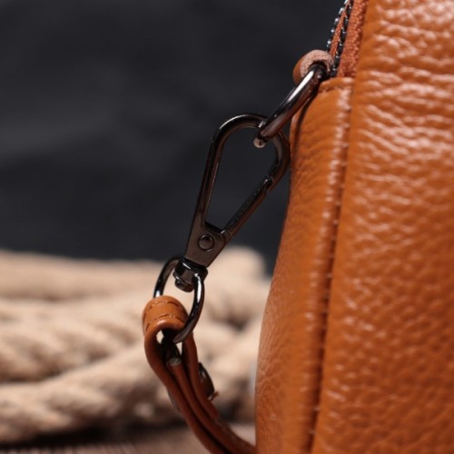 Сумка Vintage Жіноча з натуральної шкіри Руда (22809)