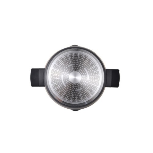 Каструля Bergner Ion, з кришкою 6 л (BG-35802-BK)