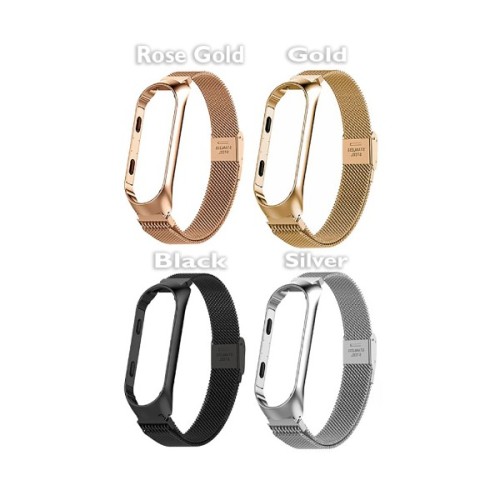 Ремінець до фітнес браслета BeCover Metal для Xiaomi Mi Smart Band 8 Rose Gold (709360)