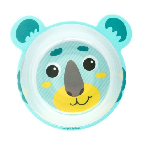 Тарілка дитяча Canpol babies антипідслизгова з вушками 490 мл Зелена (4/520_gre)