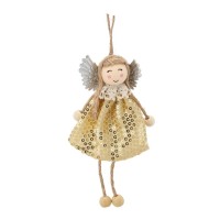 Ялинкова іграшка Chomik Фея" блискітки 7,5х16 см (5900779900615_2)