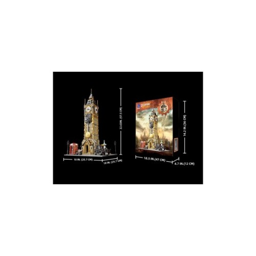 Конструктор Pantasy Original - Steampunk Парк Годинникова вежа в стилі стімпанк (85008)