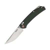 Ніж SRM Asika, Green Micarta, Satin (411L-MG)