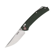 Ніж SRM Asika, Green Micarta, Satin (411L-MG)