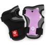 Комплект захисту QPlay для дітей, розмір S (до 25 кг), фіолетовий (SP-01SafetyPadsSPurple)