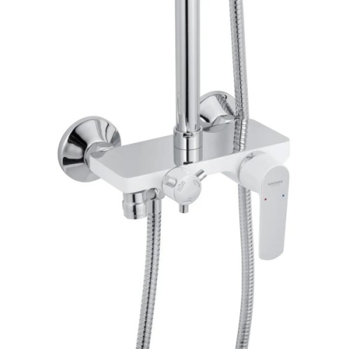 Душовий гарнітур Kroner Armada-W063 + змішувач Armada-W010 + змішувач Bidet-C082 (CVS30213)