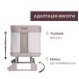 Ліжечко Chicco Next2Me Forever 3 в 1 бежевий (79650.10)