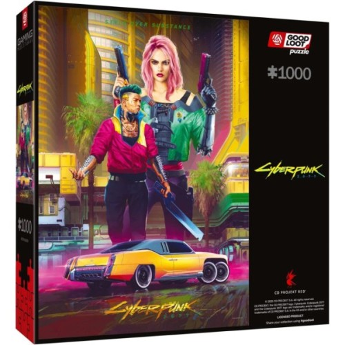 Пазл GoodLoot Cyberpunk 2077 Kitsch Style 1000 ел. (5908305249696)